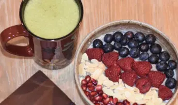 Matcha Latte Recipe & Chia Pudding